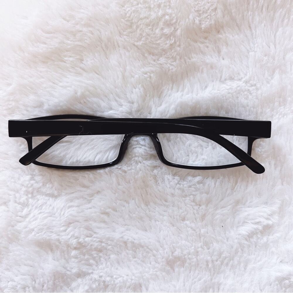 Vincent Black Rectangular Classic Reader Glasses … - image 9